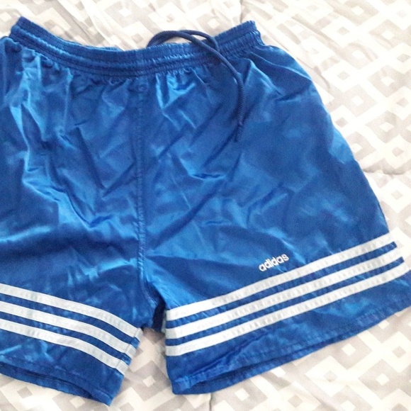 adidas satin soccer shorts